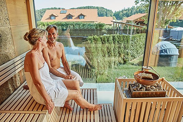 Panoramasauna Bayerischer Wald Wellnesshotel Panoramasauna in unseren Wellnesshotel im Bayerischen Wald